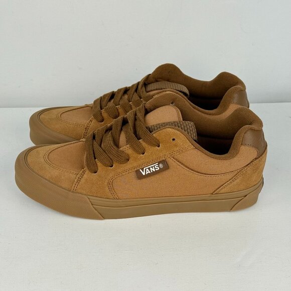 Men's 8 Women's 9.5- VANS Chukka Push Skate Shoes Chipmunk Brown - 721356